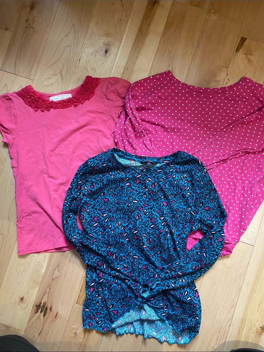 Bundle of short and long sleeves Girl size 10-12